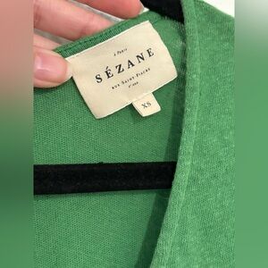 Sézane Green Milo T-Shirt